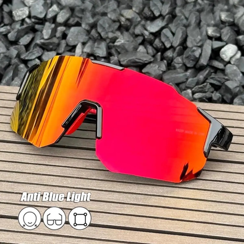 Sunglasses Oversized Square - Occhiali da Ciclismo Quadrati con Montatura