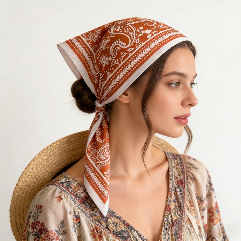 Silk Scarf Square - Sciarpa quadrata in seta con stampa