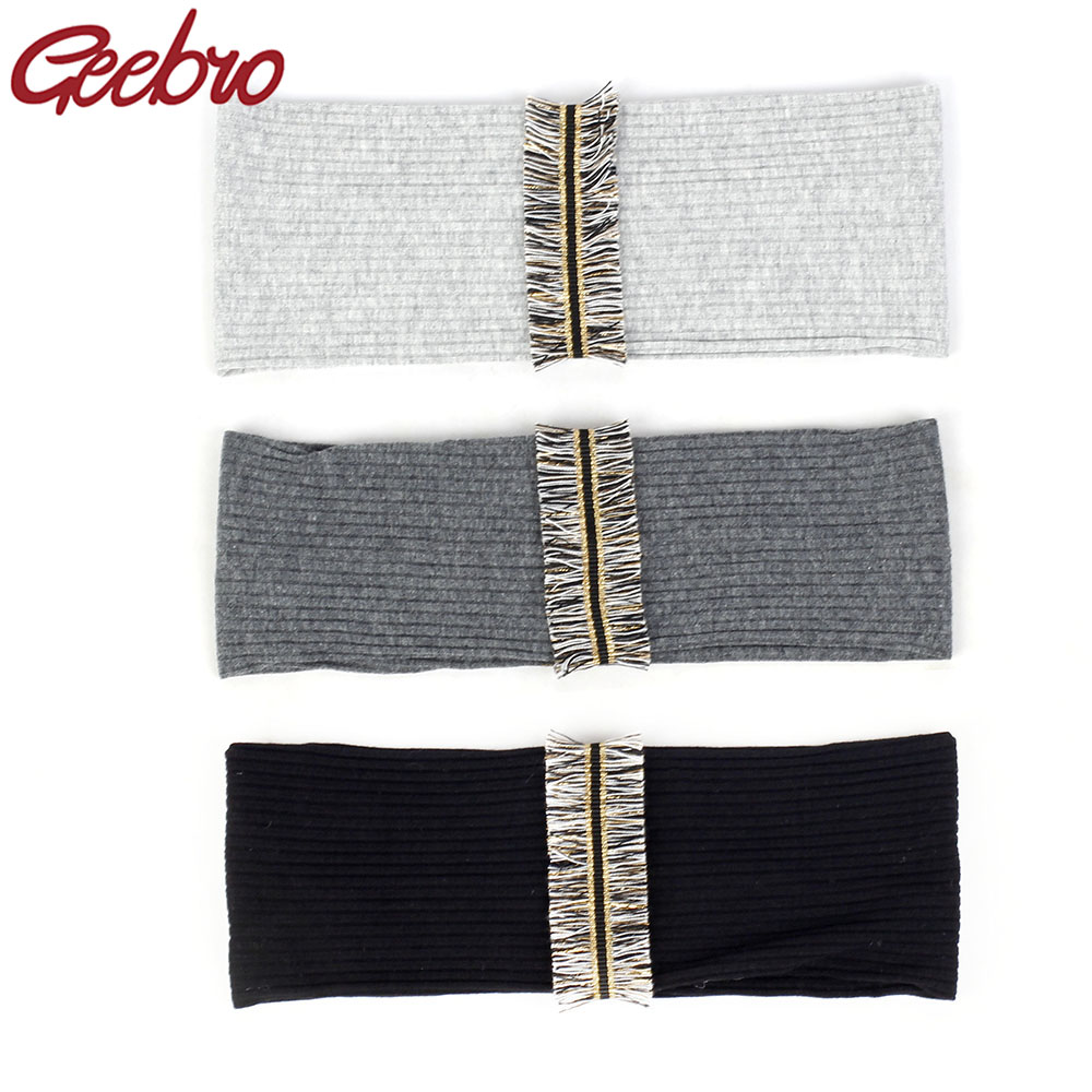 Women'S Yoga Accessories - Geebro Vintage Boho nappa striscia fascia