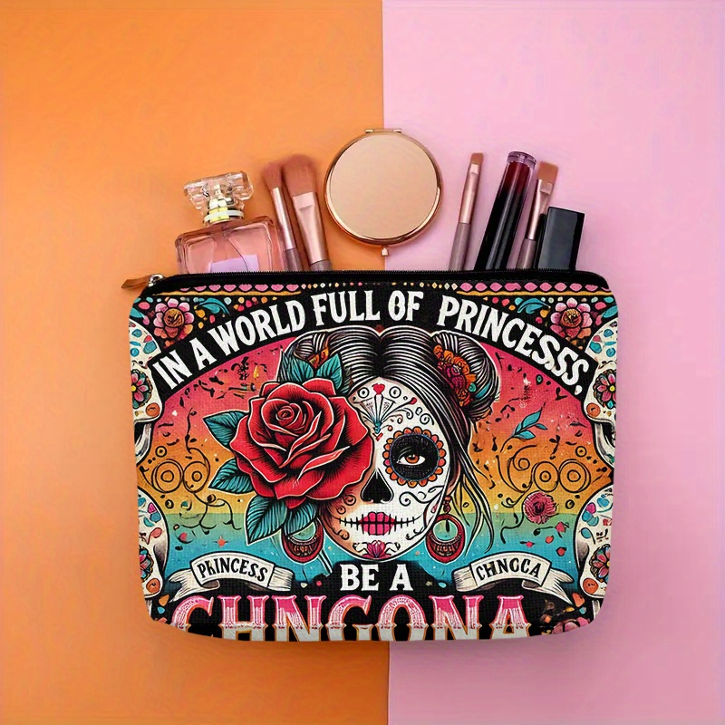 Women Accessories Pouch - Una borsa per cosmetici con fiori