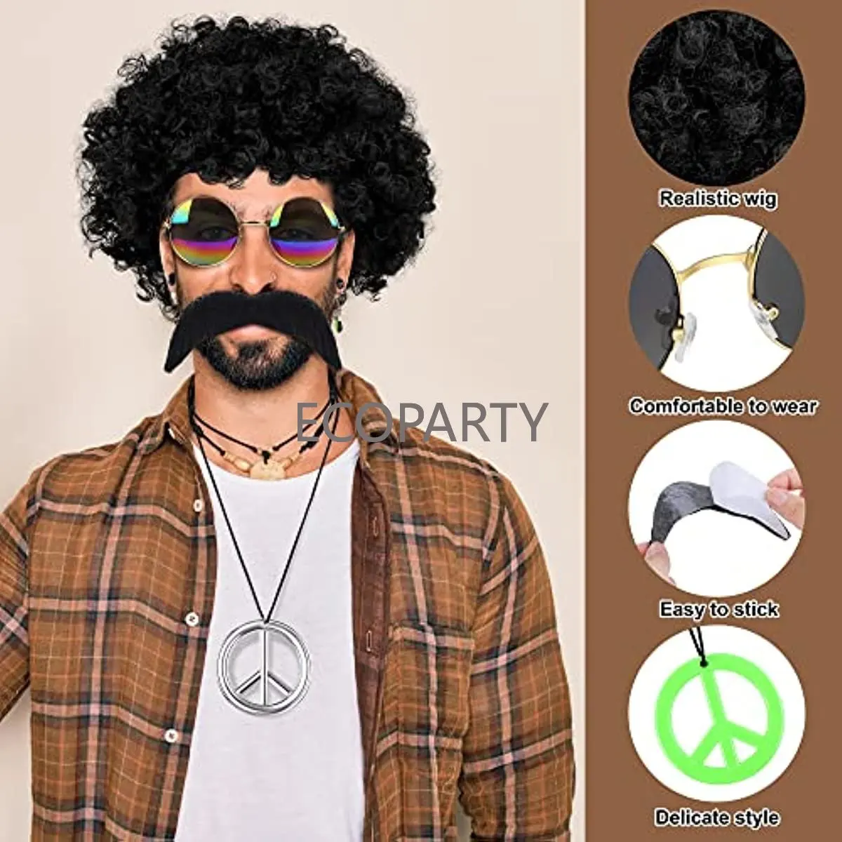 Accessori per costumi hippie S - Women'S Accessories In The 70S recensione e prezzo