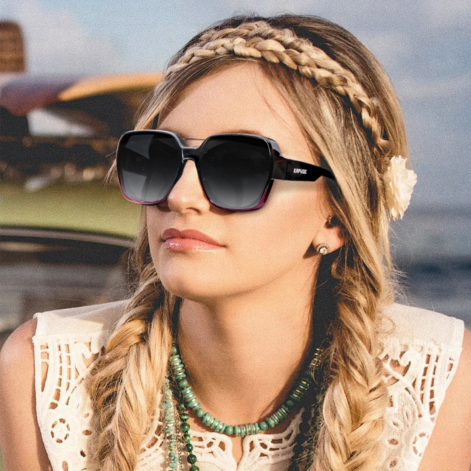 Occhiali da Sole Kapvoe Fitove - Sunglasses Oversized Square recensione e prezzo