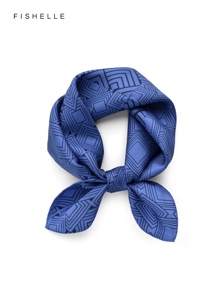 Cinese classico blu bianco por - Silk Scarf Square recensione e prezzo