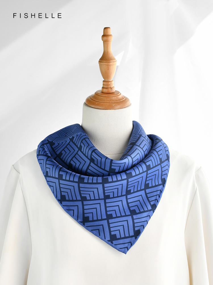 Cinese classico blu bianco por - Silk Scarf Square recensione e prezzo