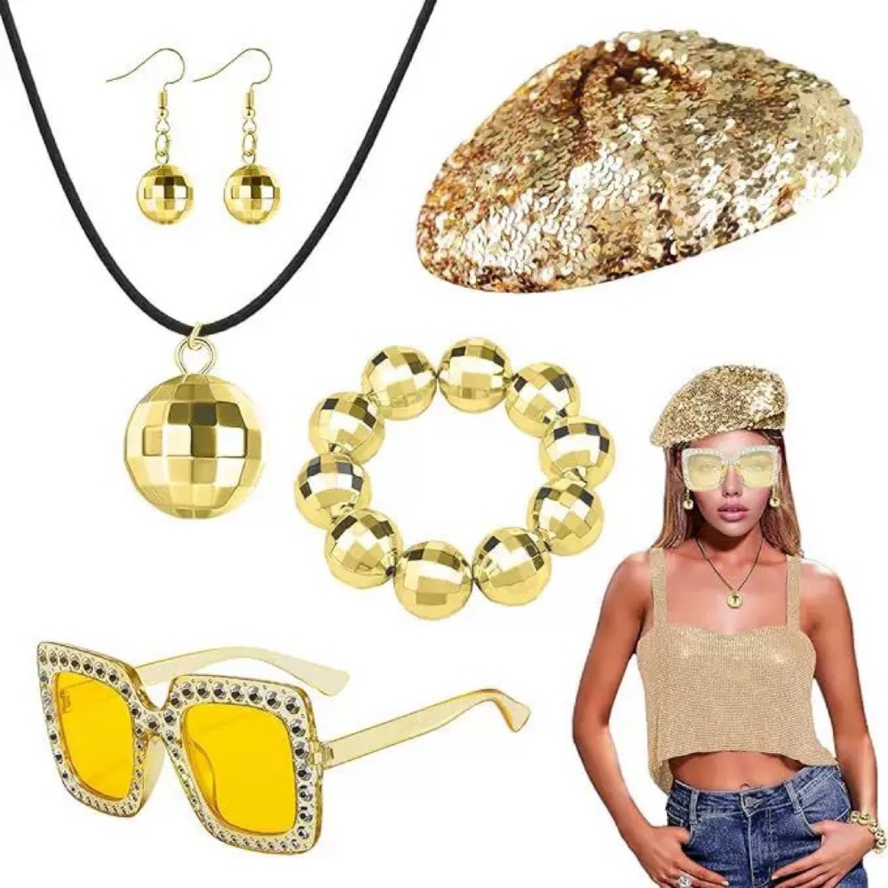 Set di Accessori per Costume d - Women'S Accessories In The 70S recensione e prezzo